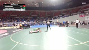 3A Boys 120 lbs 5th Place Match - Gianni Gervasi, Rogue River Boys vs Dane Strunk, Sutherlin Boys