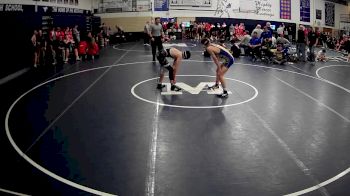 121 lbs Quarterfinal - Jorden Moore, Avella Area Hs vs Kolton McKain, West Shamokin Hs