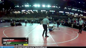 126 lbs Quarterfinal - Cael Kusky, Lovett School vs Maximus Brady, Mariner