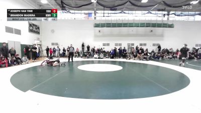 138 lbs Consi Of 4 - Joseph Van Tine, Foran vs Brandon Madera, Notre Dame-West Haven
