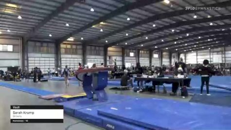 Sarah Krump - Vault, Browns - 2021 Region 1 Women's Championships