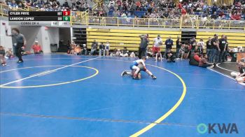 52 lbs Consi Of 4 - Cyler Frye, HBT Grapplers vs LANDON LOPEZ, SEO Wrestling Club