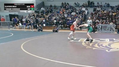 125 lbs Quarterfinal - Shane Corrigan, Wisconsin-Parkside vs Clayson Mele, Minnesota State Moorhead