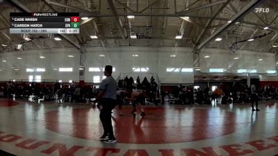 285 lbs Cons. Round 3 - Cade Whish, Colorado School Of Mines vs Carson Hatch, Cal Poly Humboldt