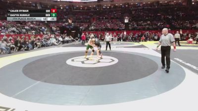 157 lbs 7th Place Match - Davyn Kunkle, Shenandoah vs Caleb Ryman, Covington