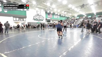 285 lbs Cons. Round 2 - Hector Medina-Lule, Dos Pueblos vs Alexander Garcia, Pacifica/Oxnard