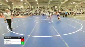 195 lbs Round Of 16 - Ronan Melani, UT vs Owen Johnson, OH