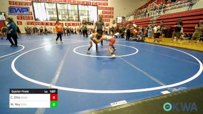 58 lbs Quarterfinal - Carson Otto, NORTH DESOTO WRESTLING ACADEMY vs Maxwell Roy, Standfast OKC