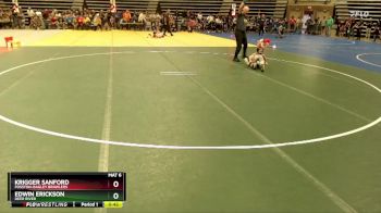 70 lbs Cons. Round 3 - Krigger Sanford, Fosston-Bagley Brawlers vs Edwin Erickson, Deer River