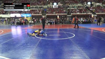 70 lbs Cons. Round 1 - Jack Hetzel, Thermopolis Wrestling Club vs Cole Berger, Buzzsaw Wrestling Club