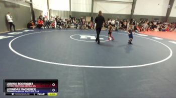 40-45 lbs Round 2 - Jiovani Rodriguez, Victory Wrestling-Central WA vs Leonidas Mackenzie, Thunder Mountain Wrestling Club