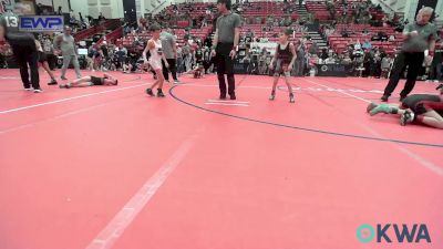 55 lbs Semifinal - Axel Gibson, Team Guthrie Wrestling vs Breckon Milburn, Collinsville Cardinal Youth Wrestling