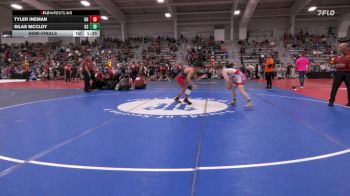 126 lbs Semifinal - Tyler Ineman, OH vs Silas McCloy, KS