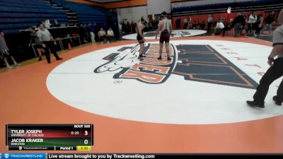 174 lbs Cons. Round 2 - Jacob Kraker, Wheaton vs Tyler Joseph, University Of Chicago