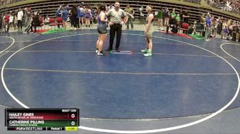 160 lbs Round 3 - Catherine Pilling, Carbon Middle School vs Hailey Gines, South Sevier Jr. Wrestling