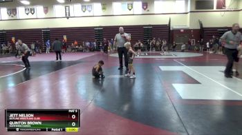 SPW-5 lbs Quarterfinal - Jett Nelson, Outlaw Wrestling Club vs Quinton Brown, Hammerin Hawks