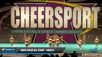 Rock Solid All Stars - ANGELS [2021 L1 Mini - Small Day 2] 2021 CHEERSPORT National Cheerleading Championship