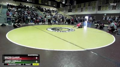 98 lbs Quarterfinal - Jadien Carballo, Monster Garage vs Dexter Flahive, Fallbrook Wrestling Club