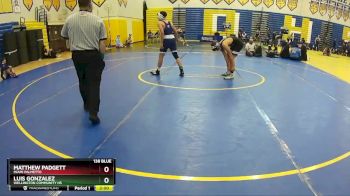 138 Blue Cons. Round 3 - Matthew Padgett, Miami Palmetto vs Luis Gonzalez, Wellington Community Hs