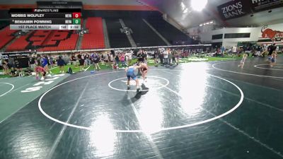 126 lbs 3rd Place Match - Morris Wolfley, Nevada vs Benjamin Powning, Nevada