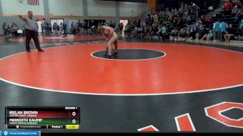 G-20 lbs Round 1 - Irelan Brown, Center Point-Urbana vs Meredith Kaump, Cedar Rapids Kennedy