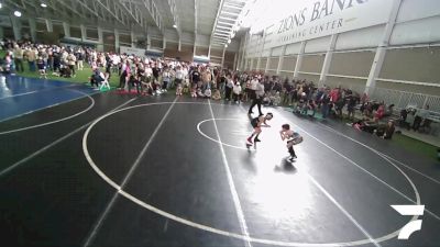 63 lbs Champ. Round 1 - Luca Miller, Payson Lion Wrestling Club vs Edgar Garcia, Colorado Outlaws