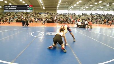 138 lbs Consi Of 64 #1 - Colton Hankey, OR vs Alex Kadryna, PA