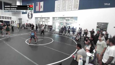 140 lbs 1st Place Match - Sophia Garcia, Lancers WC vs Savina LaGrass, Hillcrest