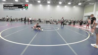 95 lbs Rr Rnd 2 - Tyler Farmer, Quest School Of Wrestling ES - EL vs Waylon Ellingwood, Indiana Outlaws Green - EL
