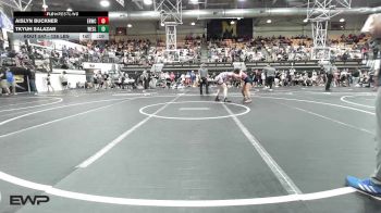 126 lbs Consi Of 8 #2 - Aislyn Buckner, El Reno Wrestling Club vs Tkyuh Salazar, Wesley Wrestling Club