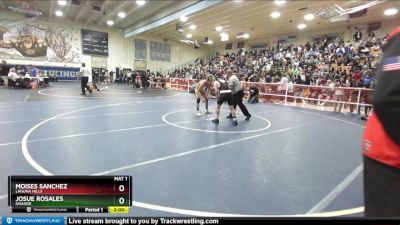 126 lbs Champ. Round 1 - Josue Rosales, Orange vs Moises Sanchez, Laguna Hills