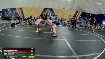 157 lbs Round 5 (8 Team) - Ben Hegler, Lake WC vs Giovanni Duniec, Disciples WC