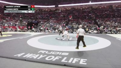 132 lbs 1st Place Match - Maddox Laymon, Sheridan vs Cannan Smith, Chillicothe