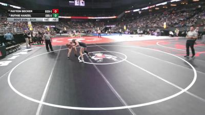 Cons. Round 1 - Ruthie Hanzel, Cedar Bluffs vs Payton Becker, Boone Central