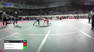 150 lbs Consi Of 16 #1 - Ty Hidalgo-Lane, Comanche Indians vs Davien Hytchye, Putnam City North