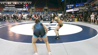 110 lbs Cons. Quarters - Aya Yoshitake, California vs Kirra Mitchell, Georgia
