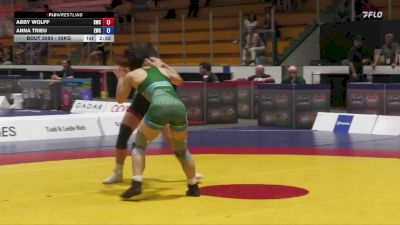 55kg Round 2 - Abby Wolff, Saskatoon Wrestling Club vs Anna Trieu, Edmonton Wrestling Club