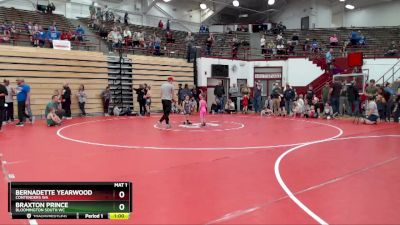 44-45 lbs Round 2 - Bernadette Yearwood, Contenders WA vs Braxton Prince, Bloomington South WC