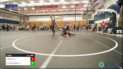 120 lbs Semifinal - Israel Garcia, OKC Saints Wrestling vs Chantal Hernandez, Lone Grove Takedown Club