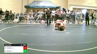 132 lbs Consi Of 8 #1 - Henry Arellano, California Grapplers vs Emmitt Newton, DC Elite