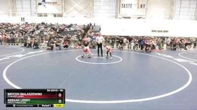 58 lbs Champ. Round 1 - Keegan Leddy, Mexico Wrestling vs Brycen Bialaszewski, Club Not Listed