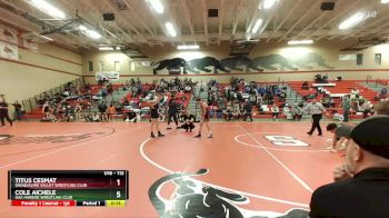 113 lbs Cons. Semi - Titus Cesmat, Snoqualmie Valley Wrestling Club vs Cole Aichele, Oak Harbor Wrestling Club