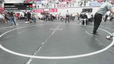 92 lbs Quarterfinal - Lukas Lomeli, Shelton Wrestling Academy vs Jackson Parker, Standfast