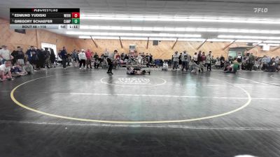 118 lbs Quarterfinal - Edmund Yudiski, Wernersville vs Gregory Schaefer, Campbell Hall