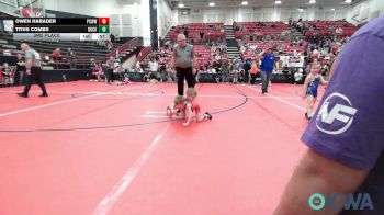 37 lbs 3rd Place - Owen Harader, Ponca City Wildcat Wrestling vs Titus Combs, Buck Pride Wrestling