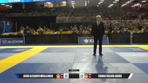 Thomas Richard Adkins vs Jacob Alexander Mikalajunas 2025 Pan Kids Jiu-Jitsu IBJJF Championship