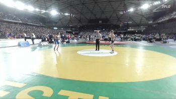 Boys 1A 106 lbs Champ. Round 2 - Dillon Regis, La Center vs Hunter Schmitz, Montesano