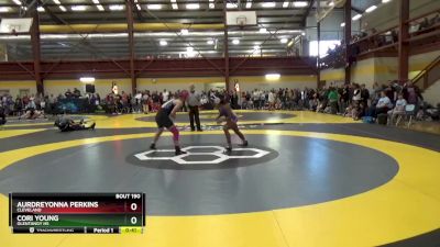 125 lbs Cons. Round 2 - Cori Young, Olentangy HS vs Aurdreyonna Perkins, Cleveland