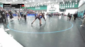 215 lbs Cons. Semi - Matthew C. Casas, Beaumont vs Dylan Cook, Arlington