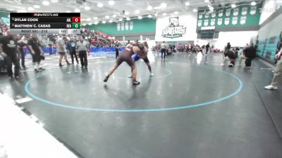 215 lbs Cons. Semi - Matthew C. Casas, Beaumont vs Dylan Cook, Arlington